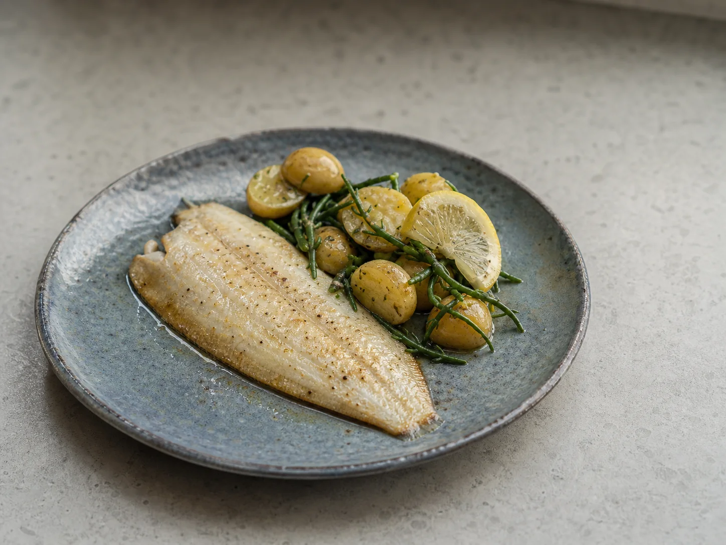 Brown butter sole